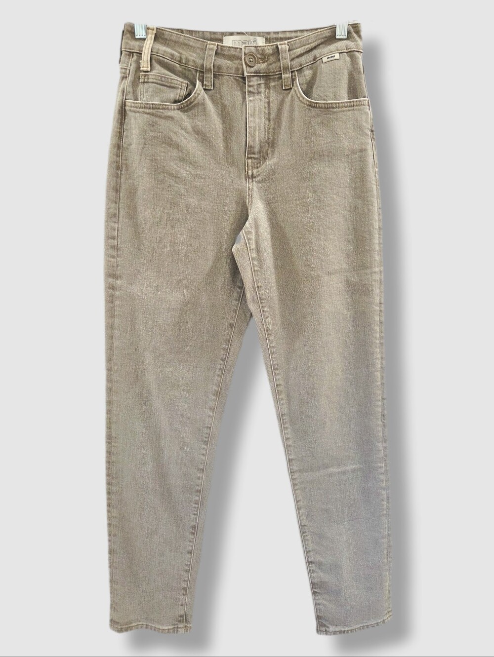 Mavi Cindy Mom Jeans High Rise Tapered Grey Wash Size 27/29